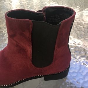 Bebe suede embellished boots